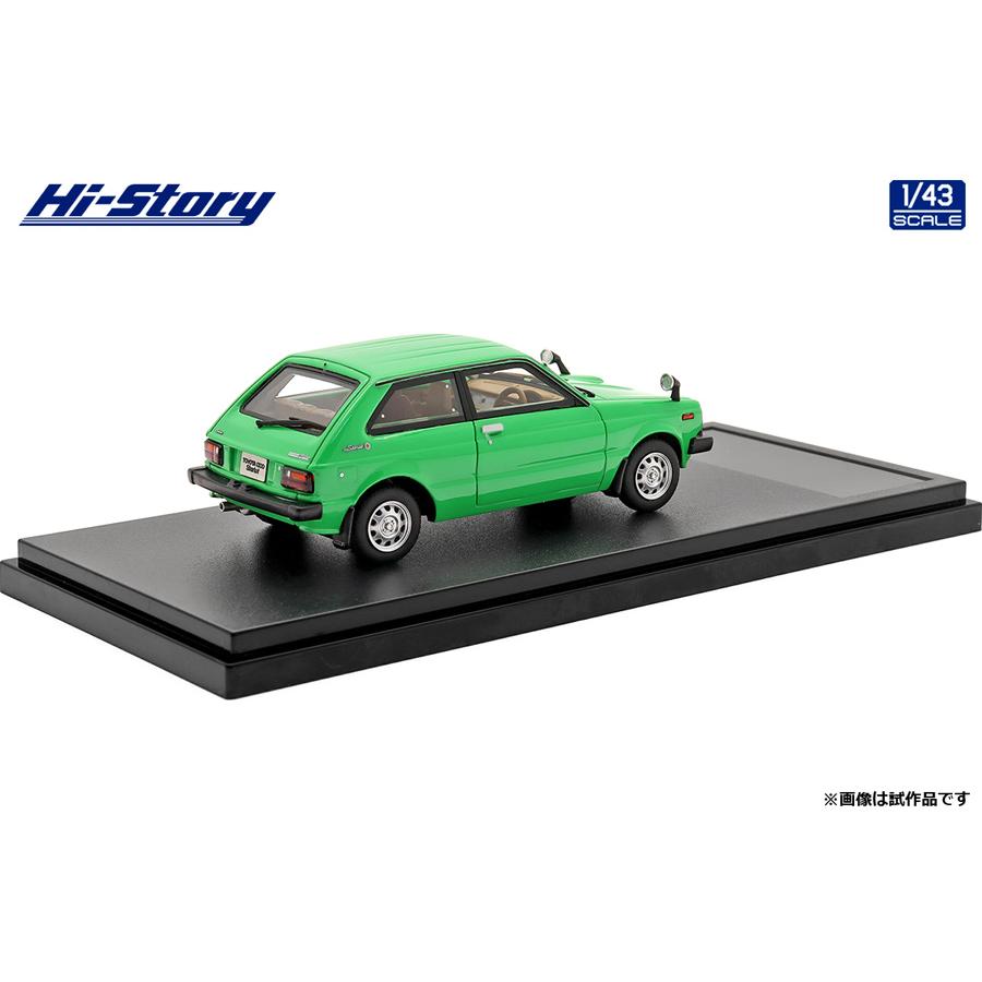 ハイストーリー 1/43 トヨタ スターレット 1978 グリーン 完成品
