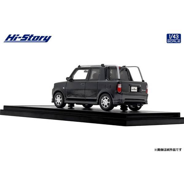 トヨタ bB (ブラック) 1/43 ミニカー MTECH HOBBY ハイストーリー 1/43 トヨタ bB オープンデッキ 2001 ブラックマイカ