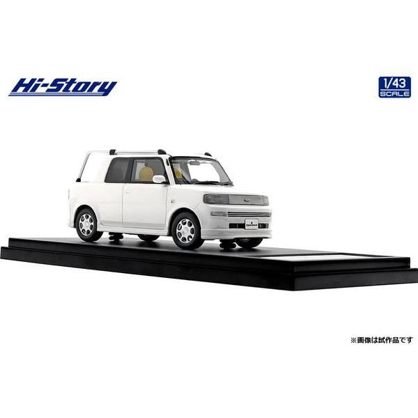 ハイストーリー 1/43 トヨタ bB オープンデッキ 2001 ホワイト 完成品