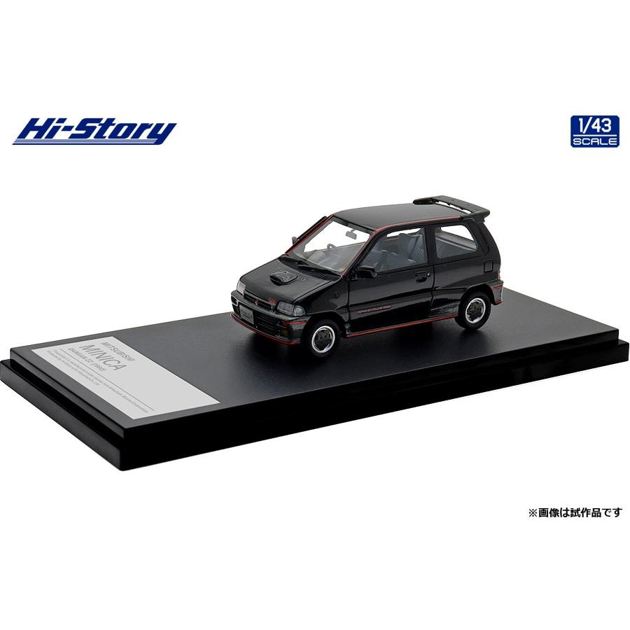 ハイストーリー 1/43 ミツビシ ミニカ ダンガンZZ 1990 ランプブラック