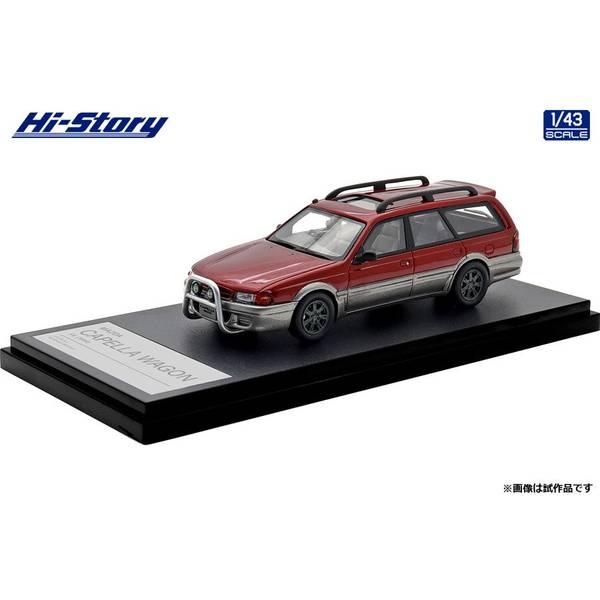 ハイストーリー 1/43 マツダ カペラ ワゴン 1994 パッションローズ