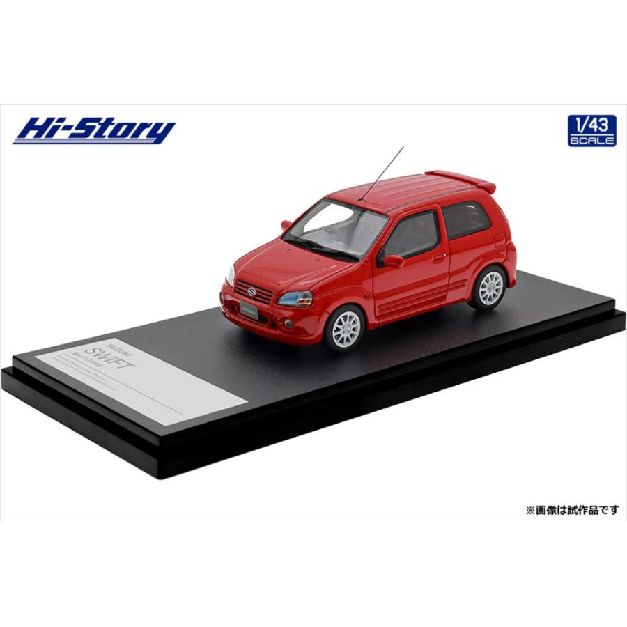 ハイストーリー 1/43 スズキ スイフト スポーツ 2003 ブライトレッド2