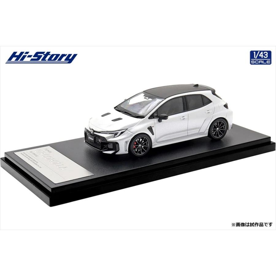 ハイストーリー 1/43 トヨタ GR カローラ RZ 2025 プラチナホワイト