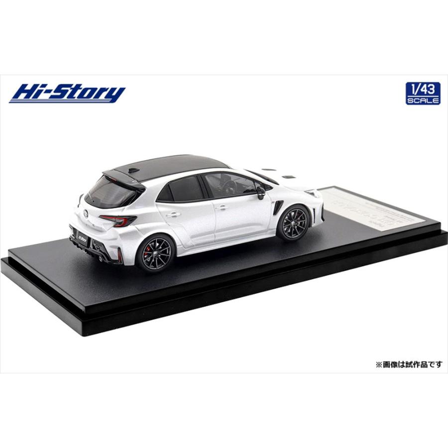 ハイストーリー 1/43 トヨタ GR カローラ RZ 2025 プラチナホワイト