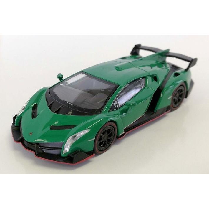ブンカ/京商 1/64 ランボルギーニ ヴェネーノ グリーン 完成品ミニカー