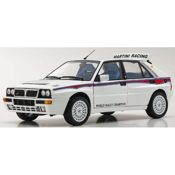 京商 1/18 ランチア デルタ HF インテグラーレ 6 ホワイト 完成品