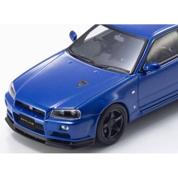 京商 1/43 ニッサン スカイライン R34 GT-R VスペックII ベイサイド