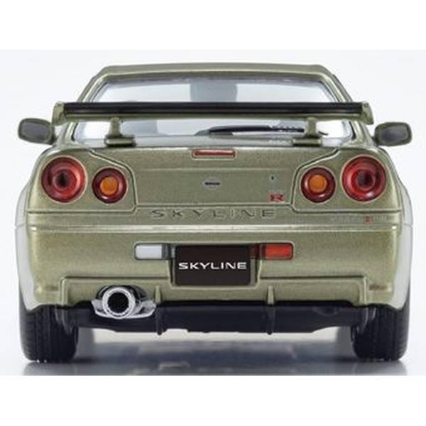京商 1/43 ニッサン スカイライン R34 GT-R VスペックIINur ミレニアムジェイド 完成品ミニカー KS03936MJ_4