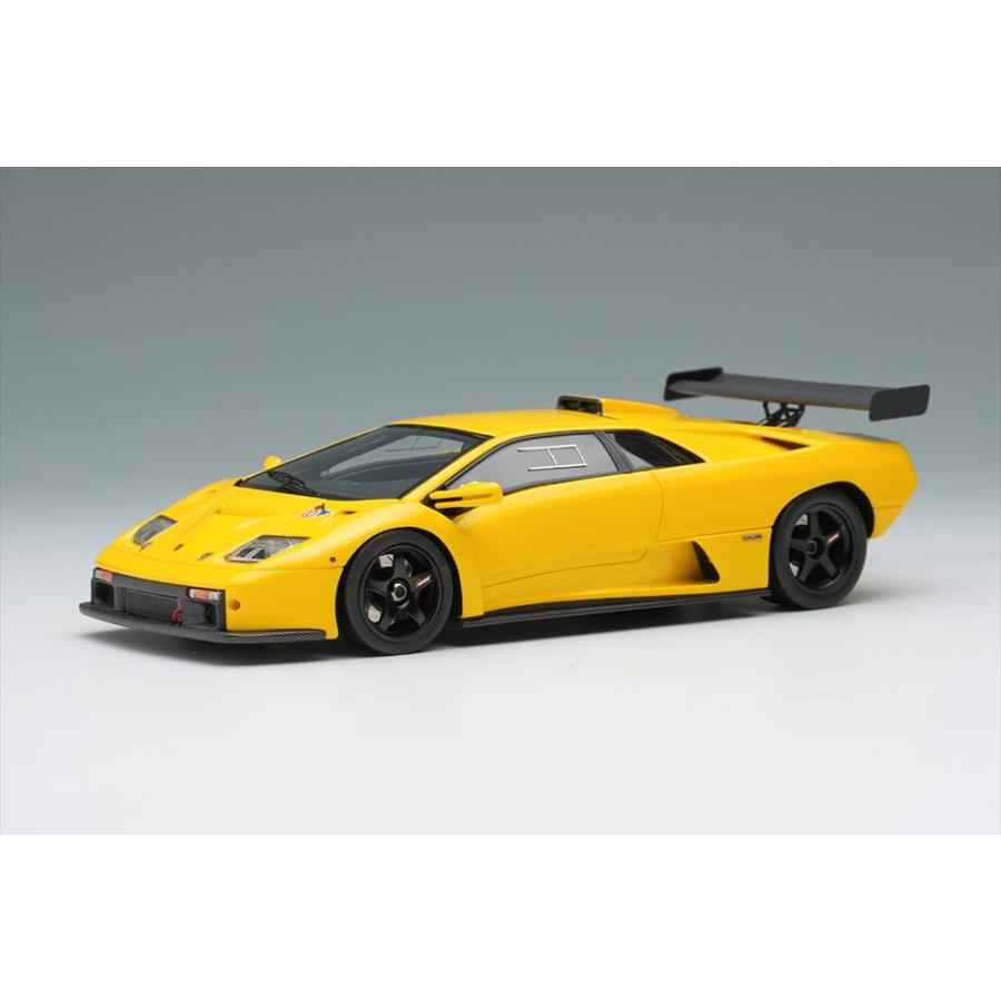 アイドロン 1/43 ランボルギーニ ディアブロ GTR 1999 イエロー 完成品