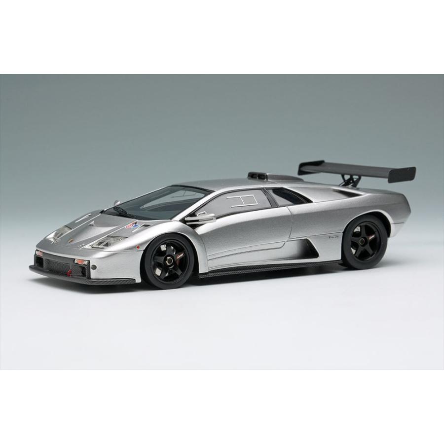 アイドロン 1/43 ランボルギーニ ディアブロ GTR 1999 シルバー 完成品