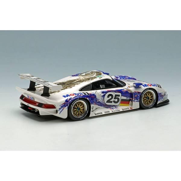 アイドロン 1/43 ポルシェ 911 GT1 No.25 1996 ル・マン24時間 2位 GT1クラス ウィナー H-J.スタック/and more 完成品ミニカー EM328A_1
