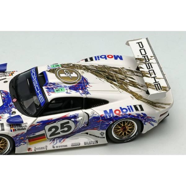 アイドロン 1/43 ポルシェ 911 GT1 No.25 1996 ル・マン24時間 2位 GT1クラス ウィナー H-J.スタック/and more 完成品ミニカー EM328A_2