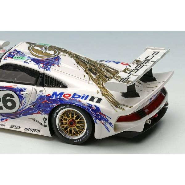 アイドロン 1/43 ポルシェ 911 GT1 No.26 1996 ル・マン24時間 3位 K.ヴェンドリンガー/Y.ダルマス/S.グッドイヤー 完成品ミニカー EM328B_1
