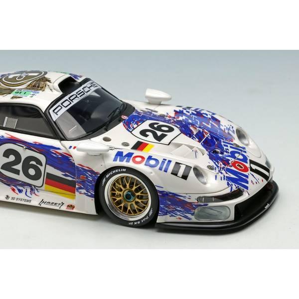 アイドロン 1/43 ポルシェ 911 GT1 No.26 1996 ル・マン24時間 3位 K.ヴェンドリンガー/Y.ダルマス/S.グッドイヤー 完成品ミニカー EM328B_3