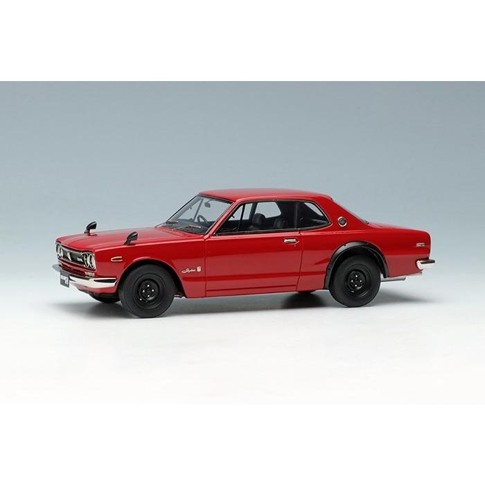 アイドロン 1/43 ニッサン スカイライン 2000 GT-R KPGC10 1971 レッド【取寄対応】 完成品ミニカー EM393B ...