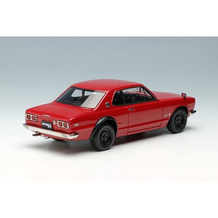 アイドロン 1/43 ニッサン スカイライン 2000 GT-R KPGC10 1971 レッド【取寄対応】 完成品ミニカー EM393B ...