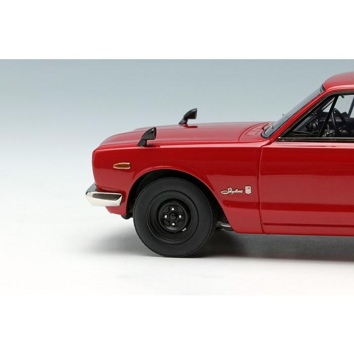 アイドロン 1/43 ニッサン スカイライン 2000 GT-R KPGC10 1971 レッド【取寄対応】 完成品ミニカー EM393B ...