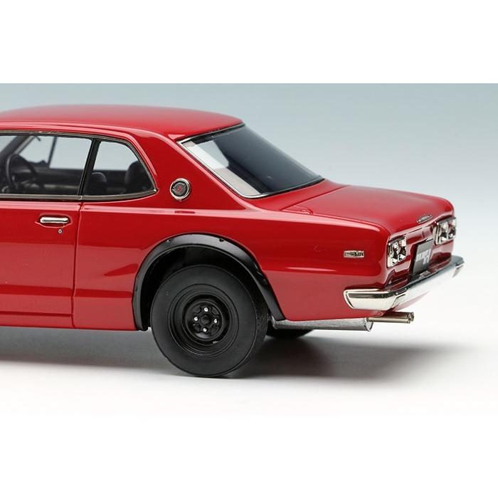 アイドロン 1/43 ニッサン スカイライン 2000 GT-R KPGC10 1971 レッド【取寄対応】 完成品ミニカー EM393B ...
