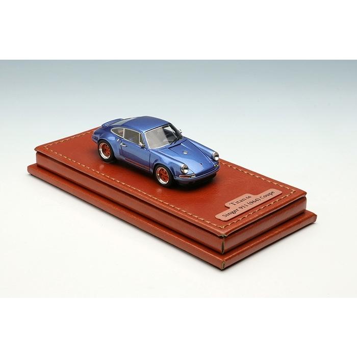 Titan64 1/64 シンガー 911 964 クーペ アイスブルーメタリック【取寄