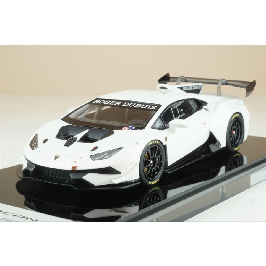 アイドロン 1/43 ランボルギーニ ウラカン スーパートロフェオ エヴォ 2018 パールホワイト 完成品ミニカー EM404D