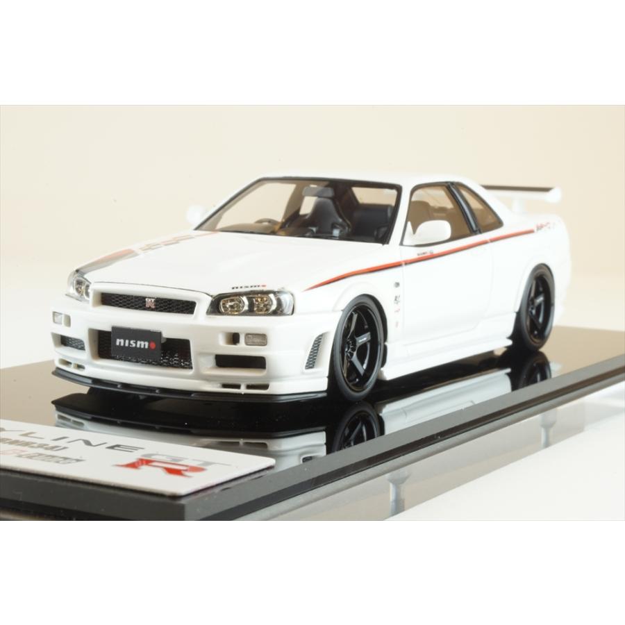 アイドロン 1 43 ニッサン スカイライン Gt R Bnr34 Nismo R Tune ホワイト 完成品ミニカー Em436e ポストホビーミニカーショップ 通販 Yahoo ショッピング