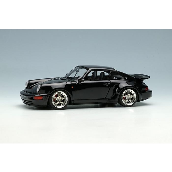 ヴィジョン 1/43 ポルシェ 911 964 ターボ S ライトウェイト 1993 ブラック ブラック/レッドインテリア 【取寄対応】 完成品ミニカー VM159D