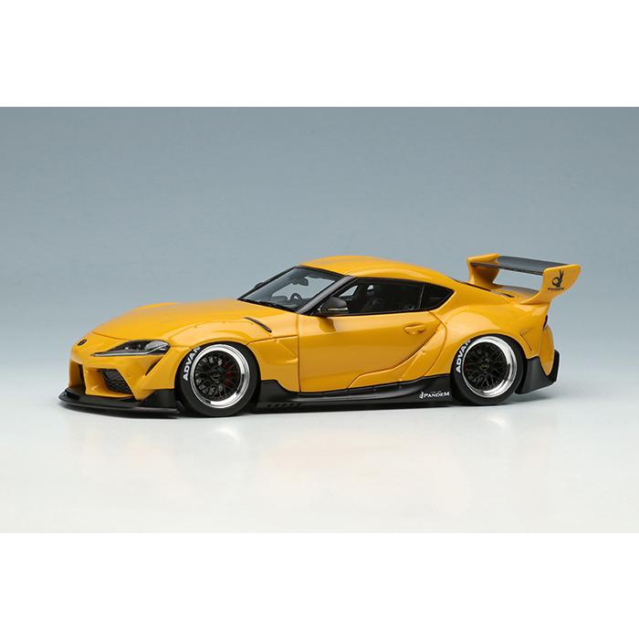 アイドロン 1/43 パンデム トヨタ GR スープラ Ver.1 2019 ライトニングイエロー 完成品ミニカー RB006E