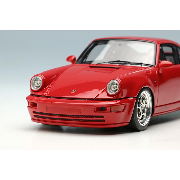 ヴィジョン 1 43 ポルシェ 911 964 ターボ S ライトウェイト 1992 ガーズレッド ブラック イエローインテリア 完成品ミニカー Vm159f ポストホビーミニカーショップ 通販 Yahoo ショッピング