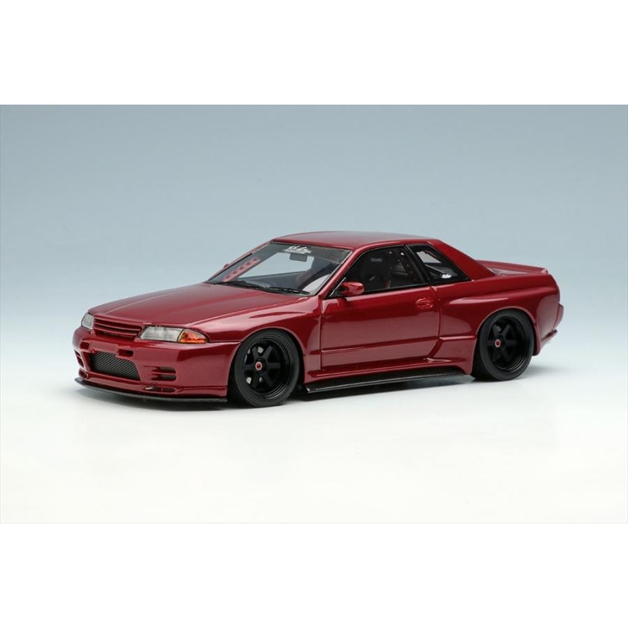 The laboratory 1/64 R32 ガレージアクティブ カボーン　赤 The Laboratory Nissan Skyline GT-R R32 Active Body Full DRY Carbon-R