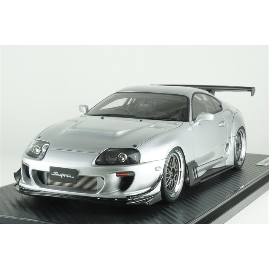 ignition model トヨタ スープラ JZA80 RZシルバー1/18-