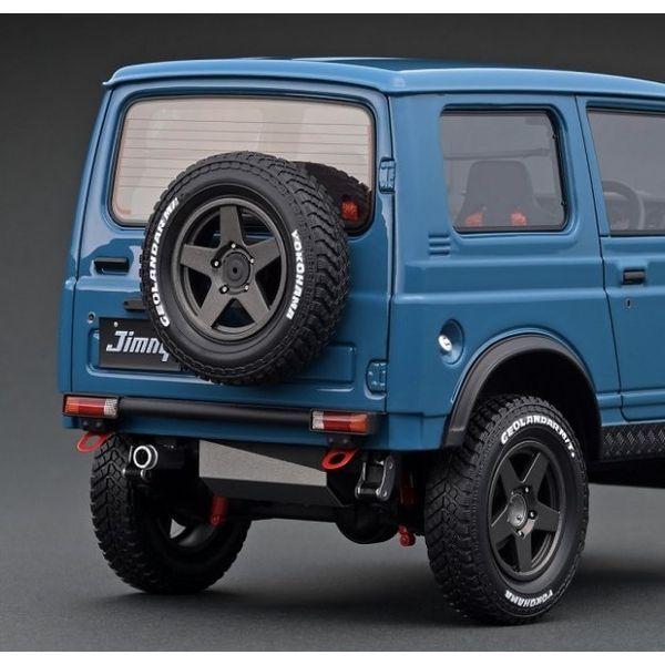 イグニッションモデル 1/18 スズキ ジムニー JA11 Lift Up ブルー 【取
