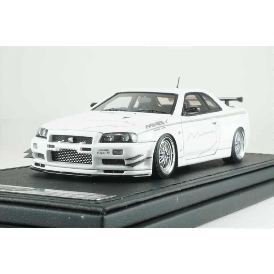 イグニッションモデル 1/43 ニッサン スカイライン GT-R マインズ R34 ホワイト 完成品ミニカー IG1811  :4573448888111:ポストホビーミニカーショップ - 通販 - Yahoo!ショッピング