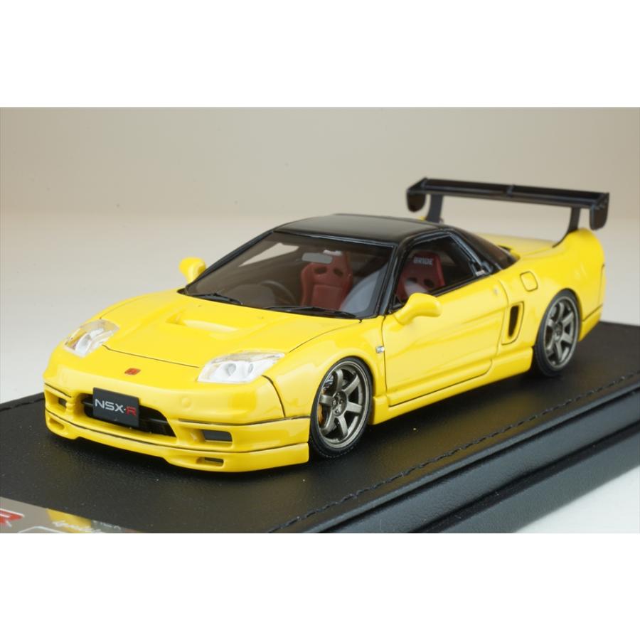 イグニッションモデル 1/43 ホンダ NSX-R NA2 イエロー 完成品ミニカー IG1902｜posthobbyminicarshop