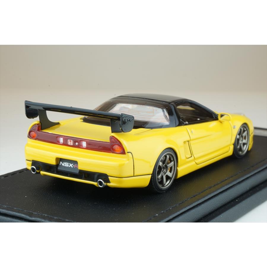 イグニッションモデル 1/43 ホンダ NSX-R NA2 イエロー 完成品ミニカー IG1902｜posthobbyminicarshop｜02