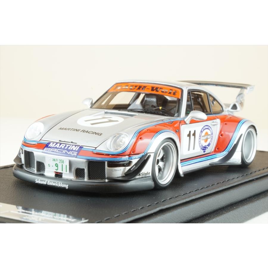 イグニッションモデル 1/43 RWB 993 シルバー/レッド(マルティニ) イグニッションモデルRWB 993 Silver/Red 1/43