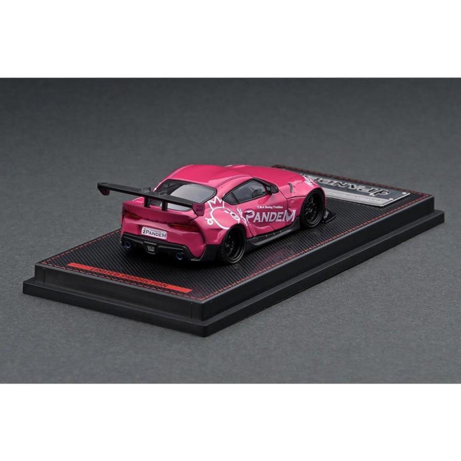 イグニッションモデル 1/64 パンデム トヨタ スープラ A90 ピンク 完成