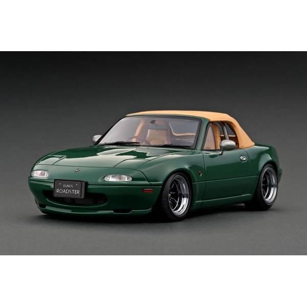 イグニッションモデル 1/18 マツダ ユーノス ロードスター NA グリーン