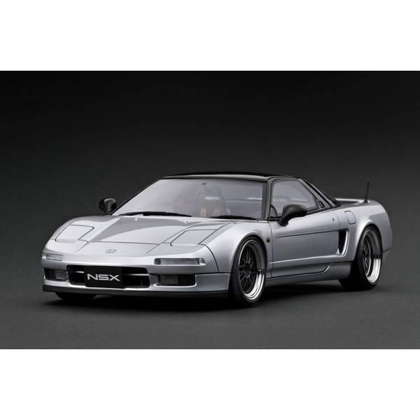 イグニッションモデル 1/18 ホンダ NSX NA1 シルバー 完成品ミニカー