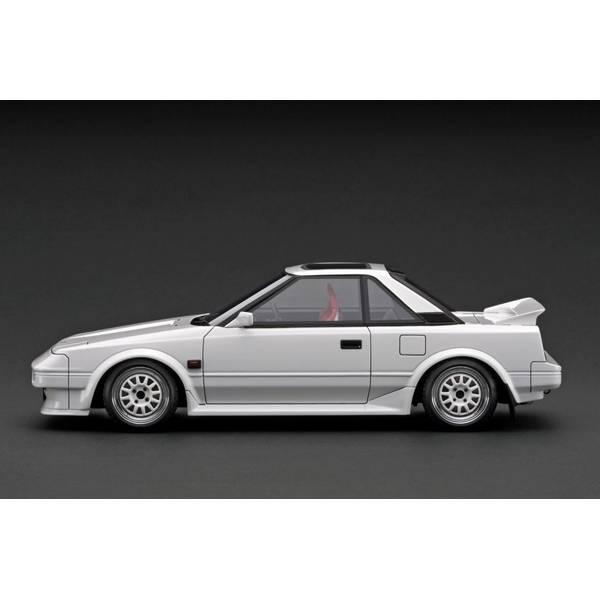 イグニッションモデル 1/18 トヨタ MR2 AW11 ホワイト 完成品ミニカー
