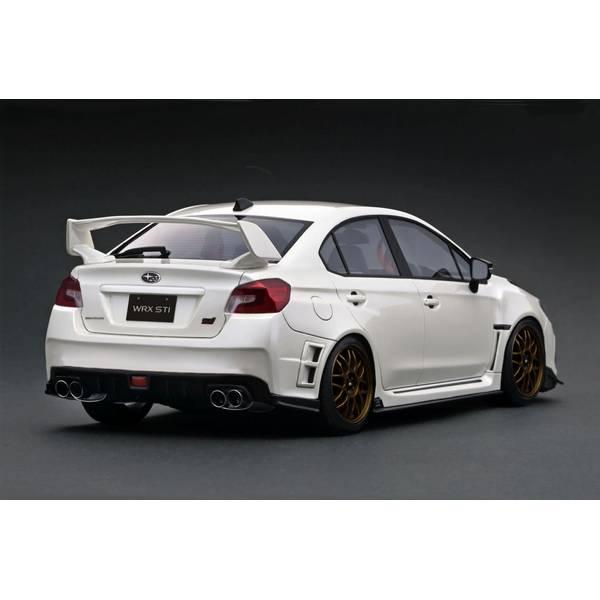 イグニッションモデル 1/18 スバル WRX CBA-VAB STI パールホワイト