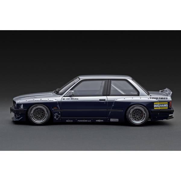 イグニッションモデル 1/18 BMW PANDEM 30 シルバー/ブルー 完成品