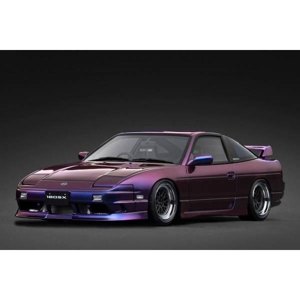 イグニッションモデル 1/18 ニッサン 180SX TYPE X RPS13 パープル