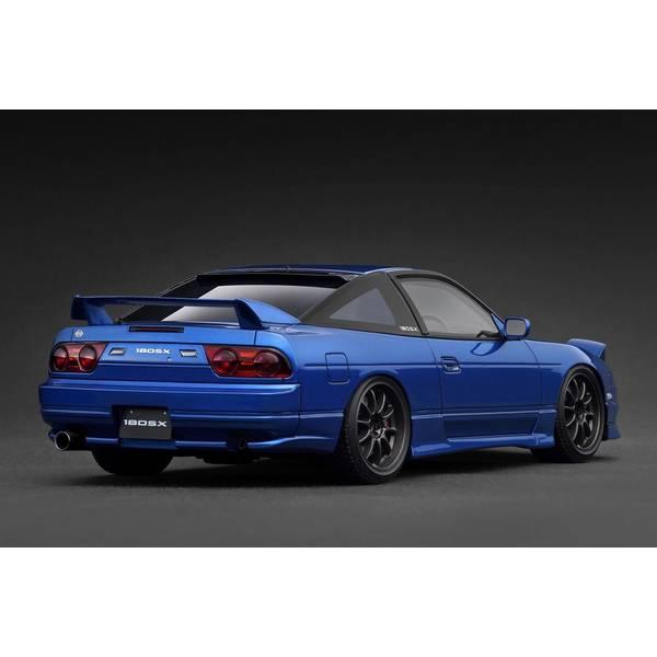 ヒィアットミニカー1/18 イグニッションモデル 1/18 ニッサン 180SX TYPE X RPS13 ブルー