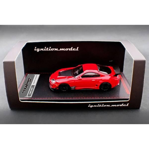イグニッションモデル 1/64 トヨタ スープラ JZA80 RZ レッド 完成品
