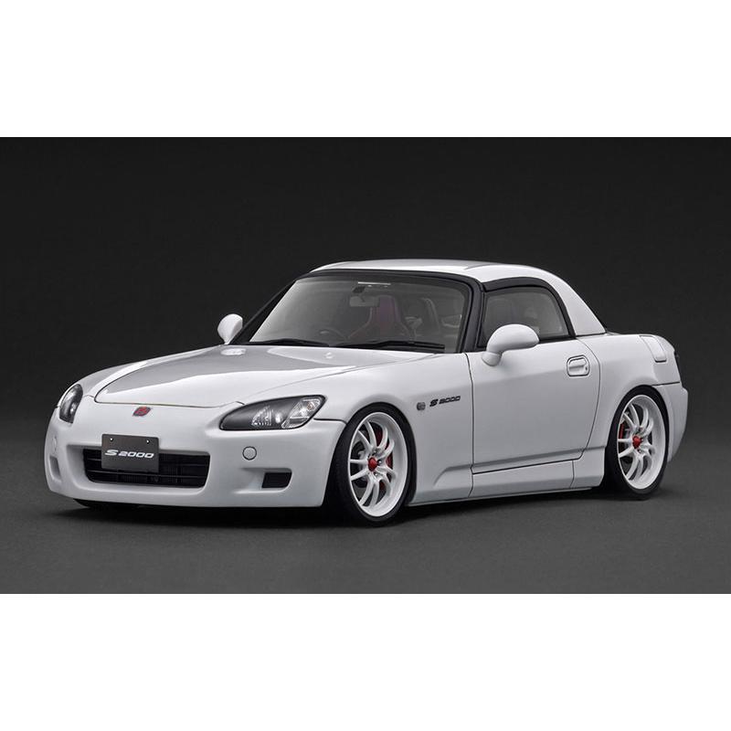 イグニッションモデル 1/18 Honda S2000 (AP1) White With Display