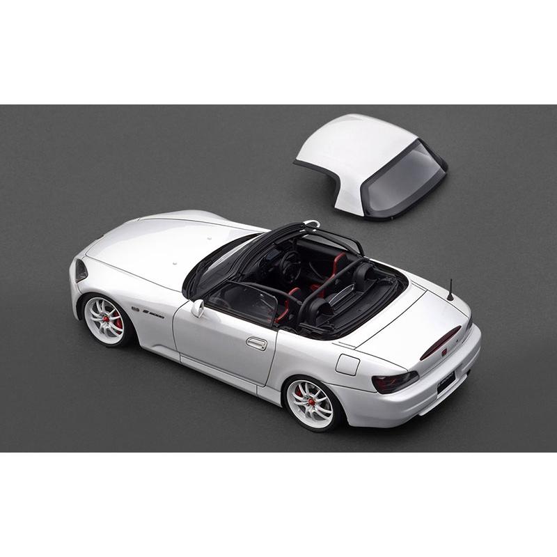 イグニッションモデル 1/18 Honda S2000 (AP1) White With Display
