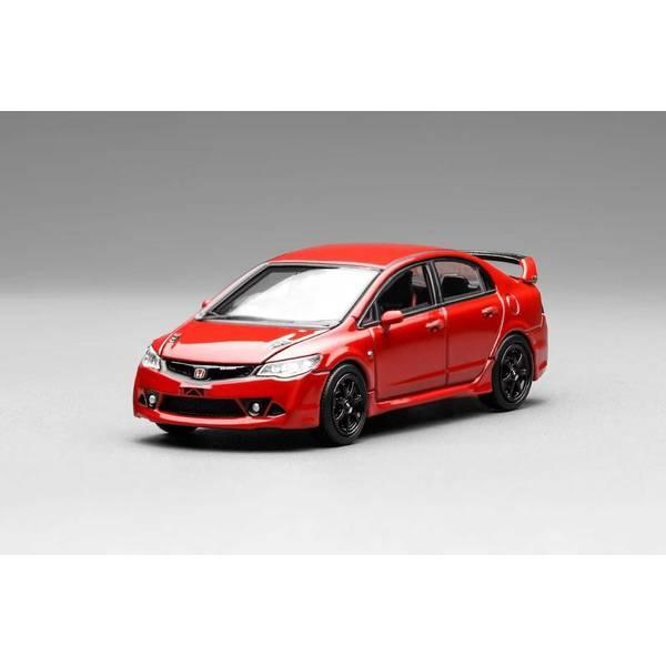 MOTORHELIX 1/64 ホンダ シビック FD2 無限 RR レッド 完成品ミニカー