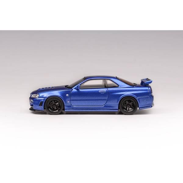 MOTORHELIX 1/64 ニッサン NISMO R34 GT-R Z-tune ベイサイドブルー