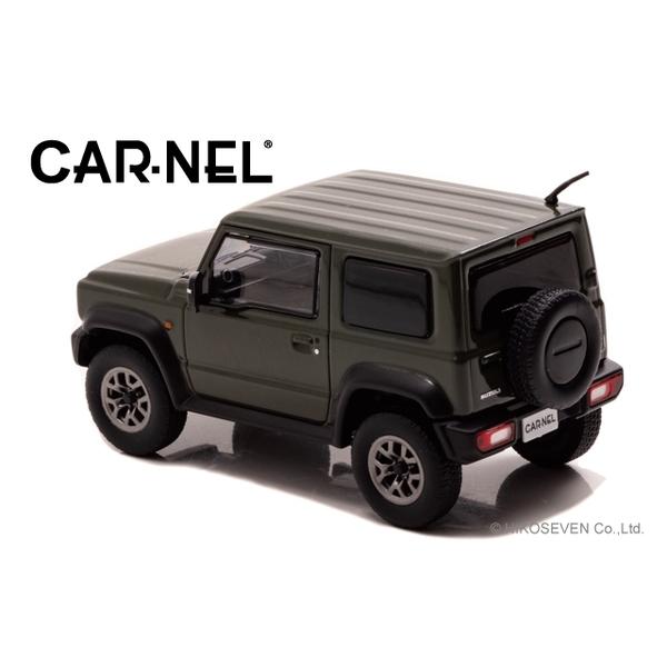 CARNEL 1/43 スズキ ジムニー シエラ JC JB74W 2018 ジャングルグリーン/オプショングリル 完成品ミニカー CN431813｜posthobbyminicarshop｜02