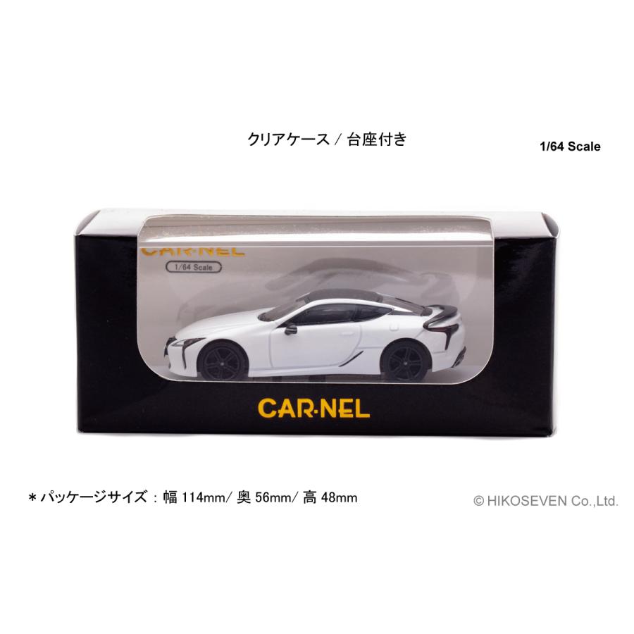 カーネル 1/64 レクサス LC500 AVIATION 2021 ホワイトノヴァガラス